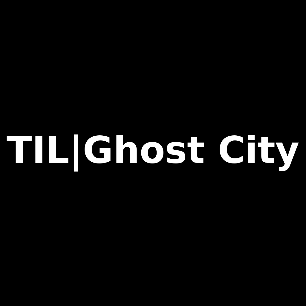 TIL: Ghost City Malaysia